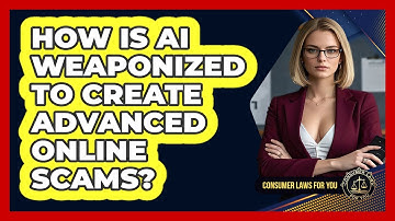 How Is AI Weaponized To Create Advanced Online Scams? - Consumer Laws For You