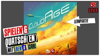 LIVE: Cloudage (Alexander Pfister 2020) Lernpartie + 2 weitere (Brettspiel deutsch)