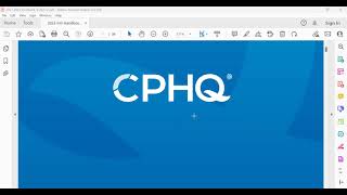 CPHQ INTRODUCTION WITH 2023 UPDATES
