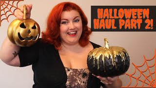 HALLOWEEN HAUL PART 2 | Giant Decor Haul from Home Goods, Marshall's, Michael's, Big Lots, and MORE!