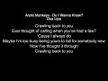 Dua Lipa - Do I Wanna Know? Lyrics (Arctic Monkeys) in the Live Lounge