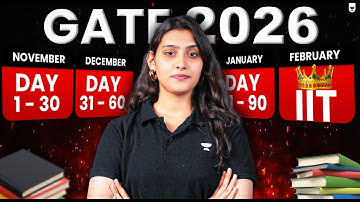 12 Weeks Left for GATE 2026 🔥| The Final Countdown Begins! | Complete GATE 2026 Roadmap & Study Plan