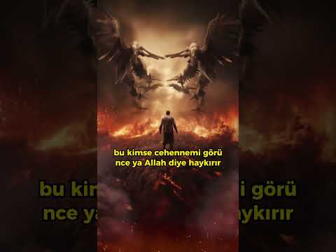 Davud AS. ve cehennem ateşi : Allah diye bağıran adam