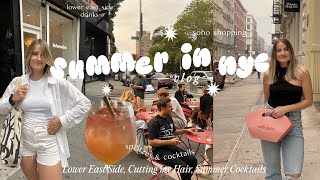 New York Vlog ☀️ Getting my hair done, Shopping in the Lower East Side and Soho, Drinks with friends