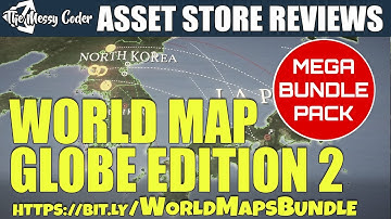 Unity Asset Reviews - World Maps Pro Bundle 2
