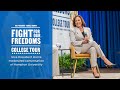 Vice President Harris Kicks off her National &quot;Fight for Our Freedoms&quot; College Tour