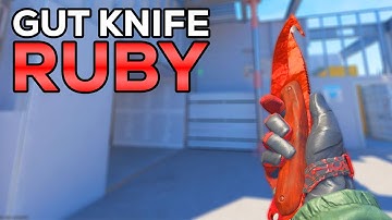 ★ CS2 Gut Knife Ruby Doppler (FACTORY NEW) | CS2 Knife Gameplay