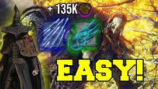 HOW TO EASILY BEAT FIRE GIANT AS A MAGE/ SORCERER | After Patch | Elden Ring