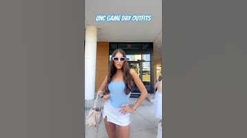 UNC Game Day Ootd #collegesports #collegefootball #gameday #ootd #fashion #uncfootball #charlottenc