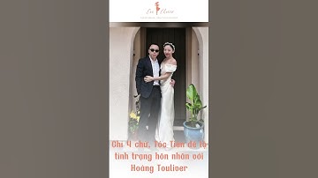 Chỉ 4 chữ, Tóc Tiên để lộ tình trạng hôn nhân với Hoàng Touliver
