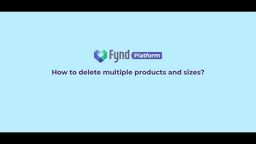 How To Delete Multiple Products And Sizes Using Excel?