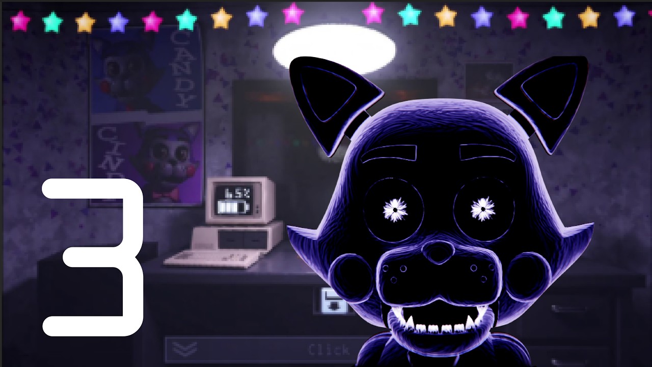 On se fait démarrer par un animatronique secret EP3 - Five night at Candy's