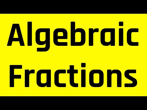 Operations with Algebraic Fractions (Rational Expressions): Grammar Hero's Free ASVAB AFQT Tutoring
