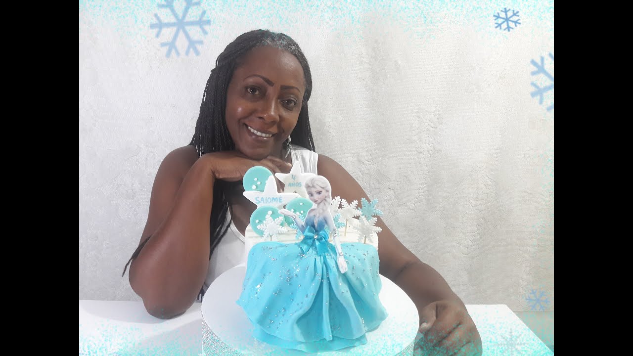 Como decorar PASTEL DE FROZEN en Fondant - HC May