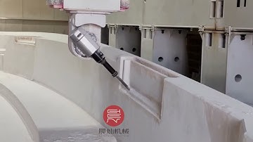5-Axis CNC milling Yacht Deck Hull Mold Boat Plug