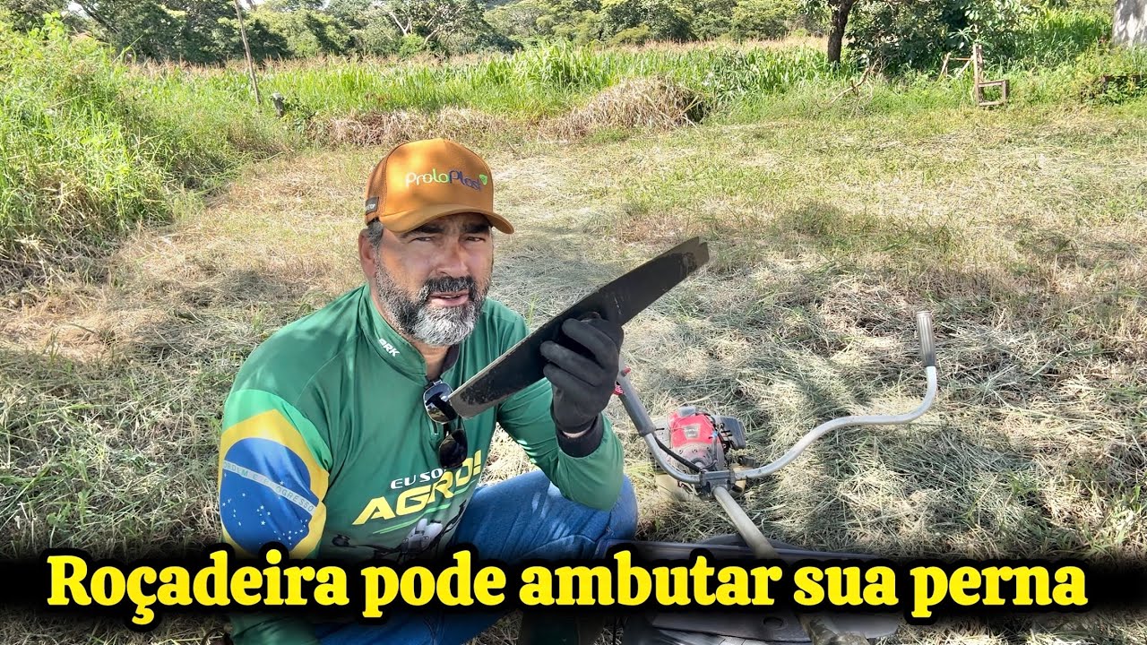 A FERRAMENTA MAIS PERIGOSA DOS SÍTIOS E QUINTAIS | ELA PODE ARRANCAR SUA PERNA QUANDO MAL USADA. 