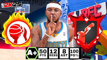 This CARMELO ANTHONY Build is a WALKING BUCKET on NBA 2K25