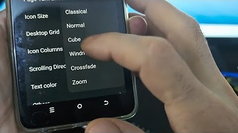 How to change menu style in tecno spark go 1S