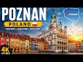 Poznań Poland Aerial🇵🇱 4K City View & History | Old Market Square, WWII Story & Birthplace of Poland