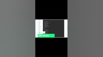 Nutrition API | CodeAPI #shorts