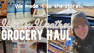 Grocery Haul | Done a little different | Ice Storm January 2024