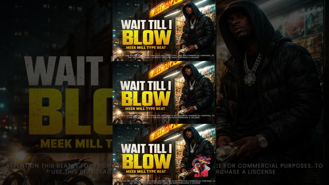 Бесплатный бит в стиле Meek Mill – Wait Till I Blow | 160 BPM | Жесткий филадельфийский трэп 2026...