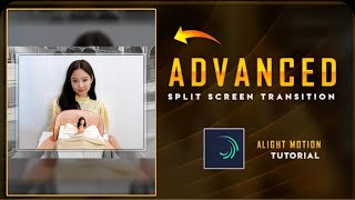 Advanced Split screen transition | like aftereffects | Alight motion tutorial