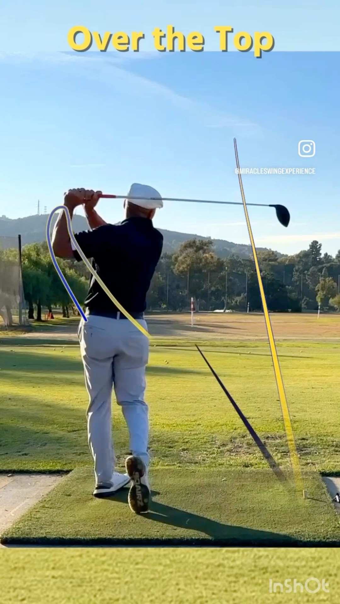 I wish I had been taught OTT as a kid!!! #golf #golftips #ott #miracleswing #golfshorts