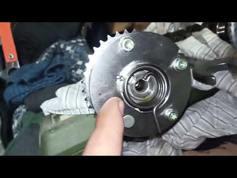 замена выпускной муфты vvti