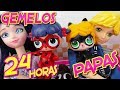 GEMELOS: 24 horas siendo papás | Marinette y Adrien