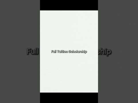 Full Tuition Scholarship အကြောင်းရှင်းပြချက် #fullscholarship #scholarship #freddytalks