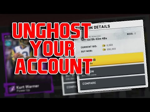 HOW TO UNGHOST YOUR ACCOUNT IN MUT 20! | MADDEN 20 ULTIMATE TEAM