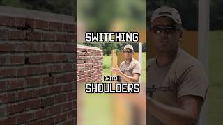 Switching Shoulders on the BATTLEFIELD #drill #cqb #tacticalrifleman #reel #shortsvideo #shorts
