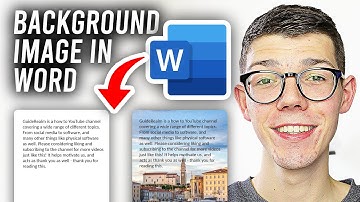 How To Add Background Image In Word - Full Guide