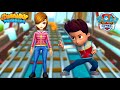 Subway Princess Runner V/S Ryder EXE from Paw Patrol - Fun Games | Android/iOS Gameplay FHD