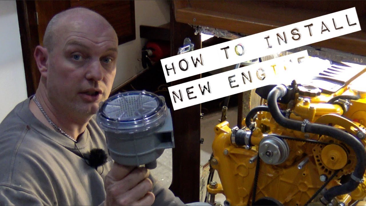 S3 #14 DIY boatwork how to install the new engine