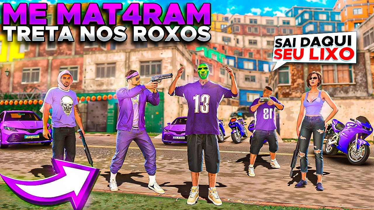 ENTREI NA FAVELA DOS ROXOS E FUI ELIMINADO! 🔥 (RIO RISE)