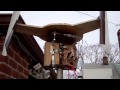 Vertical wind turbine charging battery.mp4