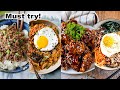 Korean Food to cook at home | FOUR HOMEMADE DISHES