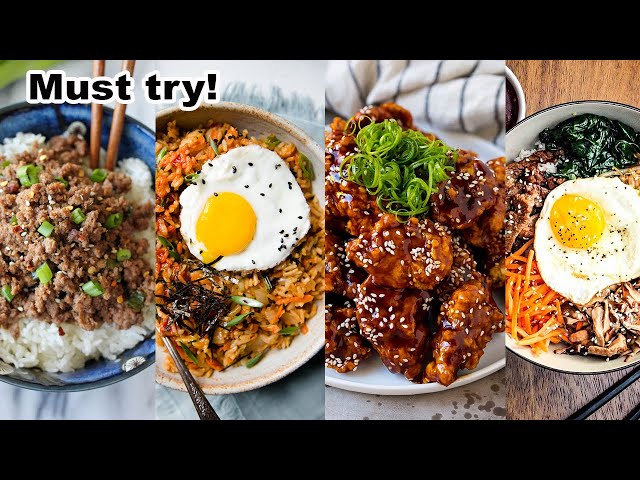 Easy KOREAN Food You Can Cook at Home | A Must-try class=