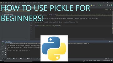 Python Pickle Beginners Guide!