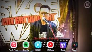 Ini baru betul Gila. Suara telan kaset. Yabang tarik live lagu single terbaru Haru Biru..