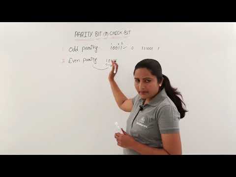 Video: How To Determine Even And Odd Parity