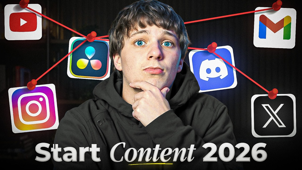 How To Start Making Content in 2026 | Filming, Editing, ETC