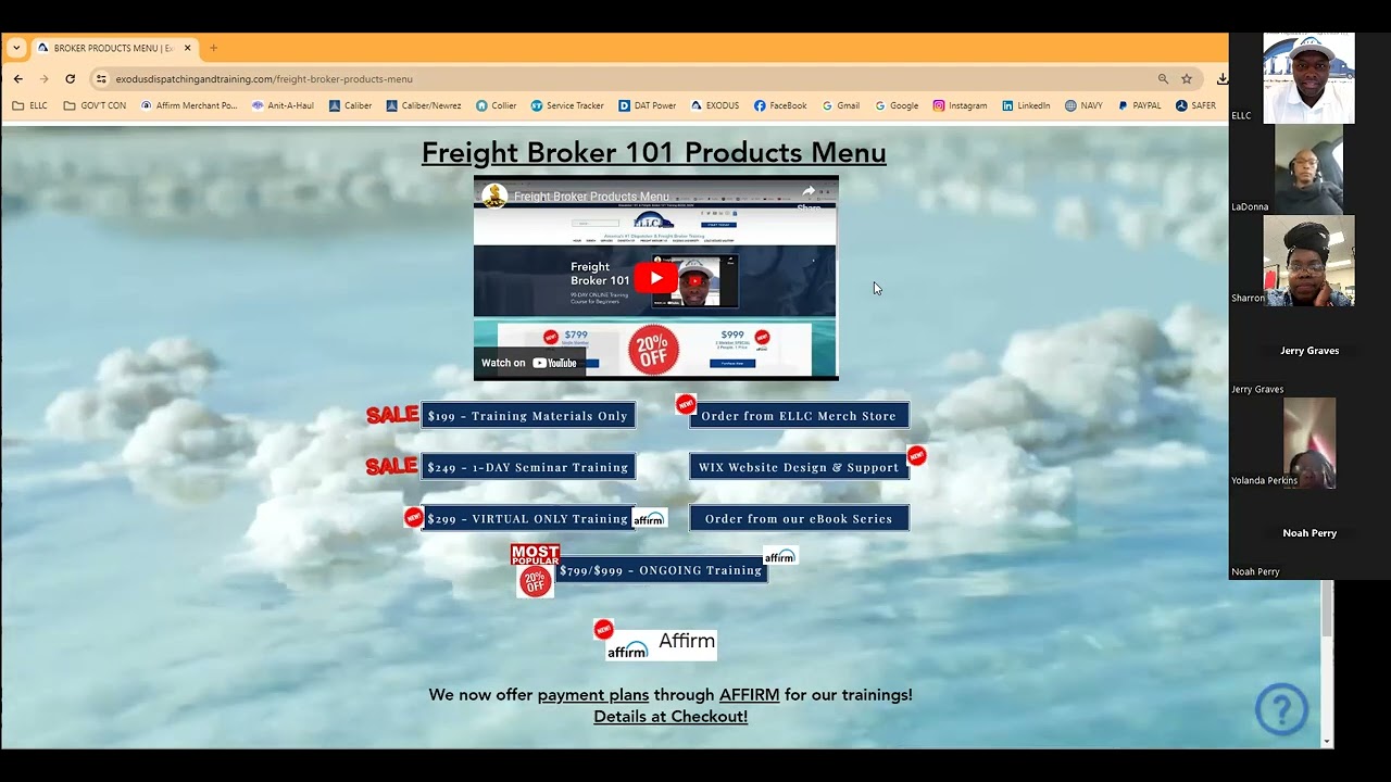 4.23.2024 - Freight Broker - Gov't Contracts