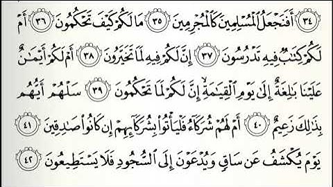 تلاوات مختارة سورة القلم القارئ فيصل سعود الحليبي