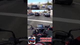 Como é pilotar uma CB 650R com embreagem automatizada? Ela arranca só no acelerador? | TEST RIDE