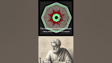 The trajectory formed by a eircle rolling along theterio of an octagon#geometry #octagon