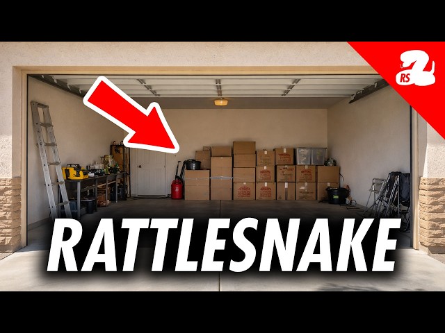 Rattlesnakes in Stack of Boxes Found by Homeowner - YouTube