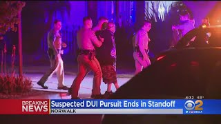 Suspect Captured In Norwalk After Wild Pursuit, Standoff